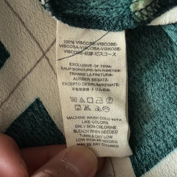 Free People |  Window To My Heart Button Down Shirt Size M - Picture 7 of 9